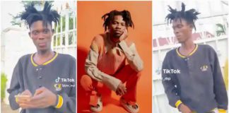 Kwesi Arthur Lookalike (Left, Right), Kwesi Arthur (Middle) Photo Source: jnr_MP (TikTok), Kwesi Arthur (Instagram)