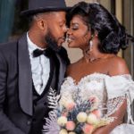 Kalybos (L) and Ahuofe Patri (R) posing for a make-believe wedding