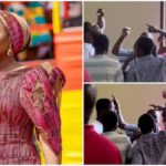 Samira Bawumia at the University Of Ghana for the Samira Bawumia Literature Prize. Photo source: @pulseghana @sbawumia
