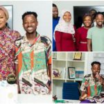 Ghana's Second Lady Samira Bawumia celebrates twin photographers on their birthday. Photo Source: @twinsdntbeg