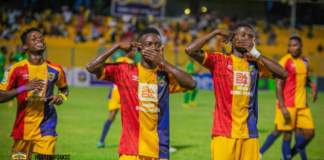 Hearts of Oak celebrate