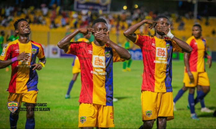 Hearts of Oak celebrate