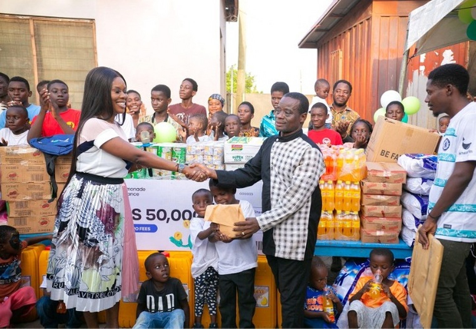 Lemonade Finance puts smiles on faces at Nyamedua Orphanage