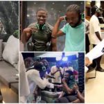 Stonebwoy thrills guests to unreleased songs on his 5th Dimension album. Photo Source: @nkonkonsa @blacvolta