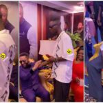Jackie Appiah's son Damien looked all grown, and Majid and Kalsoume were impressed Photo source: @ghkwaku /