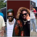 Celebrity Lookalikes (Left, Right), Shatta Wale and Medikal (Middle) Photo Source: swit_boy -