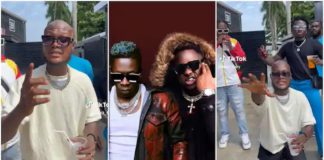 Celebrity Lookalikes (Left, Right), Shatta Wale and Medikal (Middle) Photo Source: swit_boy -