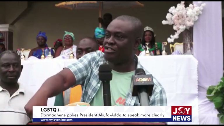 Vote against any office seeker who promotes LGBTQ – Dormaa chief urges Ghanaians