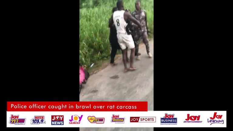 Police officer caught in a brawl over rat carcass [Video]