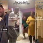 She took her Irish boyfriend home. Photo Credit: @kosinfinityandbeyond Read more: https://yen.com.gh/entertainment/celebrities/232673-cute-oyinbo-man-feels-home-nigerian-girlfriend-takes-mum-lovely-video/