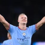 Erling Haaland scored a Premier League record 35th goal of the season as Manchester City returned to the top of the table
