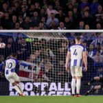 Only Manchester City's Erling Haaland (seven out of seven) has a better 100% record from the penalty spot in the Premier League this season than Brighton's Alexis Mac Allister (six out of six)