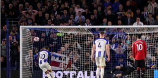 Only Manchester City's Erling Haaland (seven out of seven) has a better 100% record from the penalty spot in the Premier League this season than Brighton's Alexis Mac Allister (six out of six)