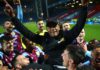 Burnley won the Championship title after beating bitter Lancashire rivals Blackburn Rovers at Ewood Park in April