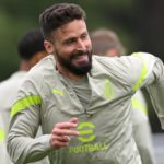 Olivier Giroud spent 10 years playing in the Premier League for Arsenal and Chelsea