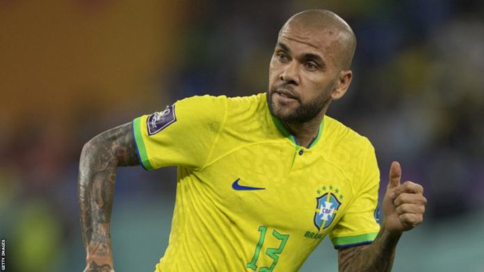 Dani Alves has 126 caps for Brazil and made two appearances at the 2022 World Cup in Qatar