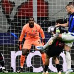 Edin Dzeko, 37, scored his fourth goal in this season's Champions League