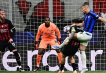 Edin Dzeko, 37, scored his fourth goal in this season's Champions League