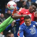 Taiwo Awoniyi beat the recalled Edouard Mendy to Renan Lodi’s cross for his first-half goal
