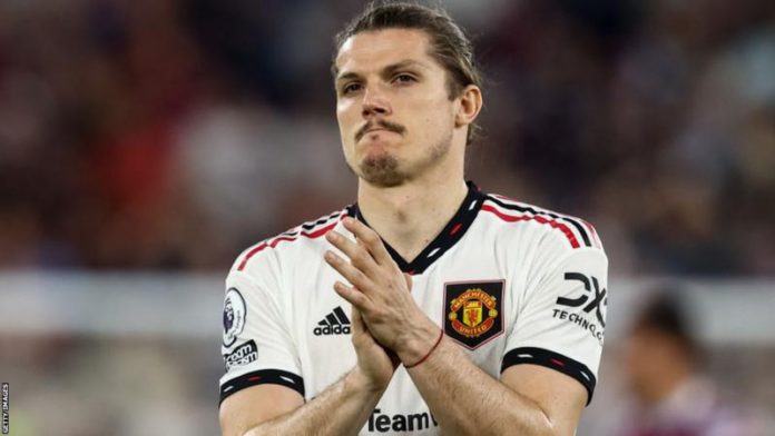 Marcel Sabitzer last played for Manchester United in the Premier League defeat at West Ham on 7 May