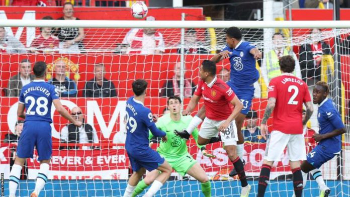 Casemiro has scored four Premier League goals this season and set United on their way with the opener