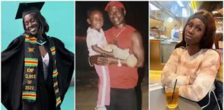 Amakye Dede shares photos of his daughter to mark her birthday. Image Credit: @amakyedede_ @jenessaahh