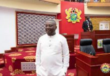 Member of Parliament for Keta constituency, Kwame Dzudzorli Gakpey