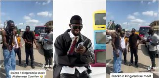 Black Sherif lookalike meets Ras Nene Photo Source: asantemantvraskelgw3