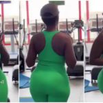 Delay dancing in the gym. Image Credit: @delayghana