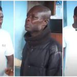 Kwaku Manu (left and right), ex-convict (middle) Photo credit: kwakumanutv
