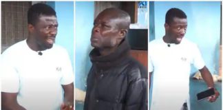 Kwaku Manu (left and right), ex-convict (middle) Photo credit: kwakumanutv