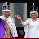 Britain's King Charles and Queen Camilla wave on the Buckingham Palace balcony following their coronation ceremony in London, Britain May 6, 2023. REUTERS/Matthew Childs