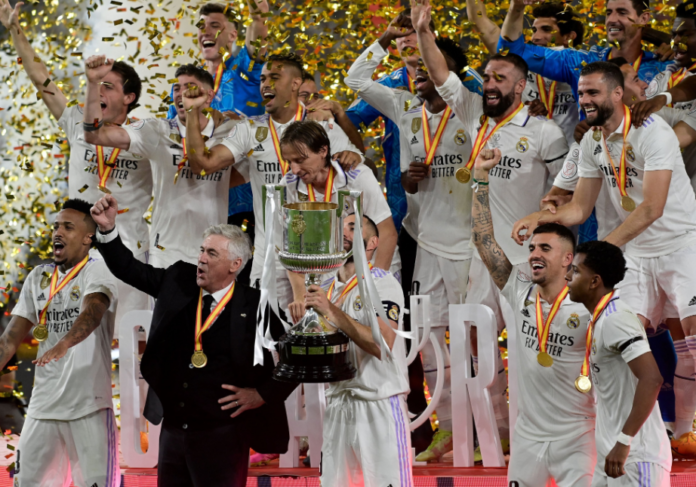 Real Madrid celebrate