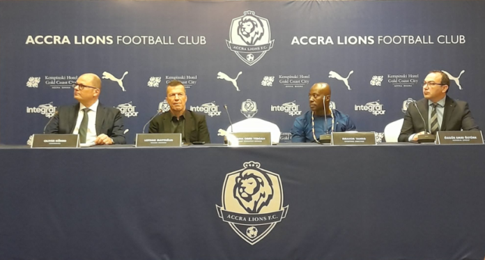 Accra Lions and Lothar Matheus partnership Accra Lions and Lothar Matheus partnership