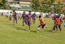 Medeama SC celebrate