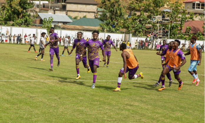 Medeama SC celebrate