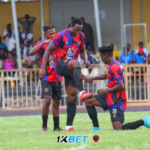 Legon Cities players celebrate