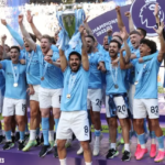 REUTERS - CARL RECINE As Manchester City lifted the trophy, five men were awaiting sentencing for illegally streaming Premier League matches