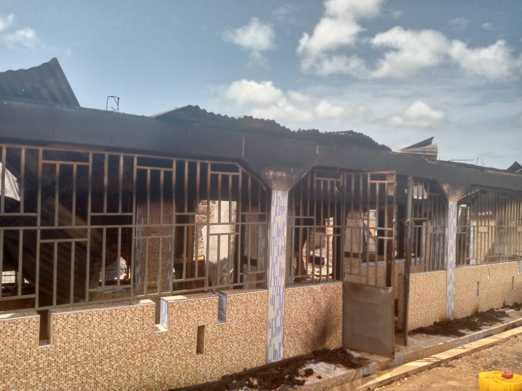 Fire guts 6-bedroom house at Sefwi Akaasu