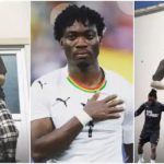 Christian Atsu's wife dancing (Left and Right), Christian Atsu (Middle) Photo Source: obaapamatilda22, Christian Atsu (Facebook)