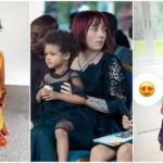 Christian Atsu's daughter Abigail dazzles in African print dresses. Image Credit: @claireuk