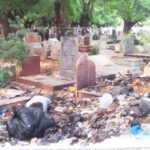 A heap of rubbish at the Osu Cemetery source: Graphiconline