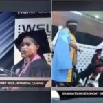 Walter Sisulu University Graduates did not heed a warning about high heels, and some fell. Image:@bucyngubo