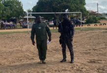 MP Samuel George Nartey rocks military-style outfit at NDC Primaries