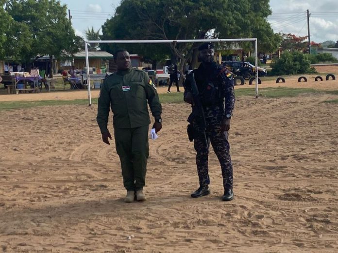 MP Samuel George Nartey rocks military-style outfit at NDC Primaries