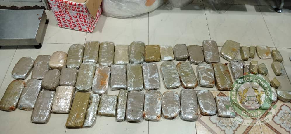 NACOC seizes cannabis worth $127k at KIA - Adomonline.com