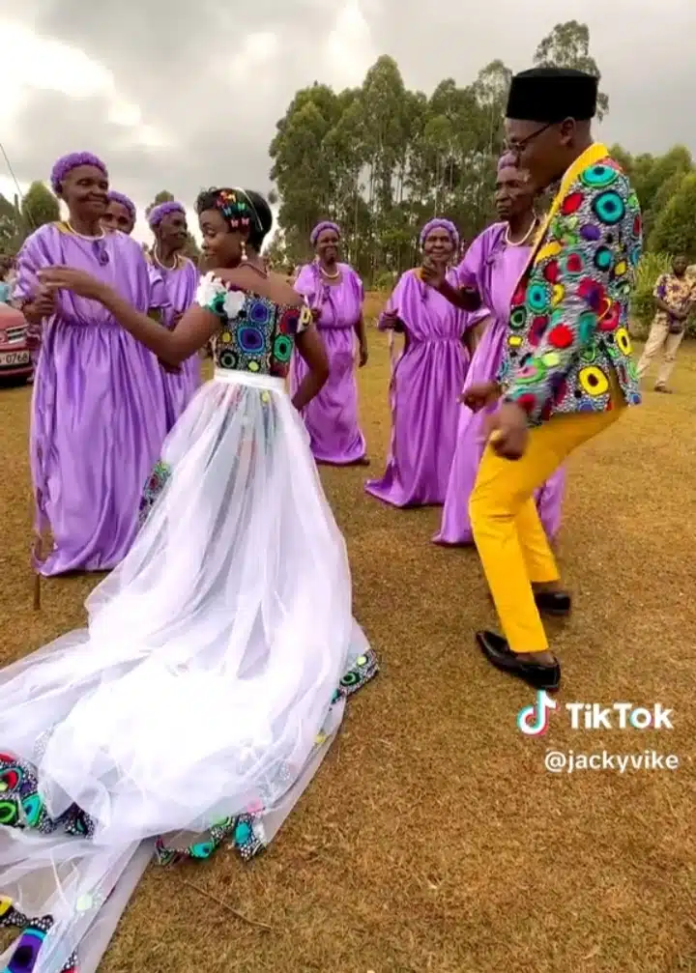 Young couple go viral for using grannies as bridesmaids