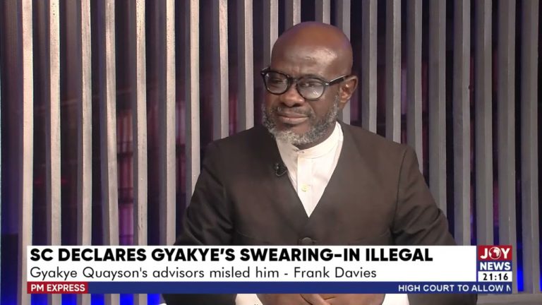 Gyakye Quayson’s advisors misled him – Frank Davies