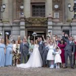 Mum with months to live gets perfect wedding The couple and their friends and family on the big day ( Image: Clarity Wedding Photography / SWNS)