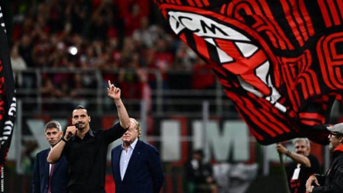 Ibrahimovic and many of his team-mates and the crowd were in tears as he announced his retirement on the pitch